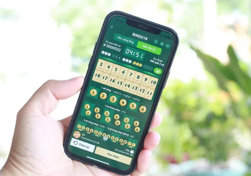 Chơi Bingo 18 với những thao tác đơn giản trên điện thoại